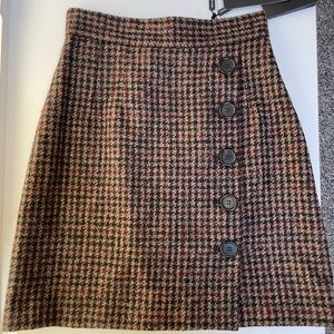 DOLCE & GABBANA NWT High Rise Tartan Skirt - Wool and Alpaca, Size 38 (2)